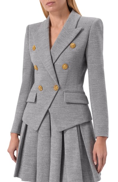 Жакет из шерсти и хлопка BALMAIN, арт. FF0SI505/JL17, фото 3