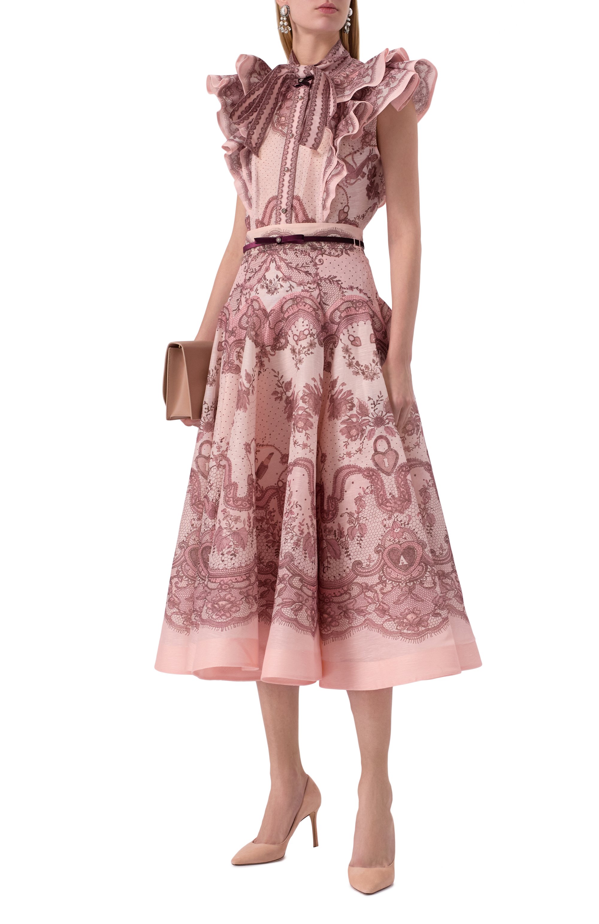 Блузка изо льна и шелка ZIMMERMANN, арт. 2167TR251, фото 2