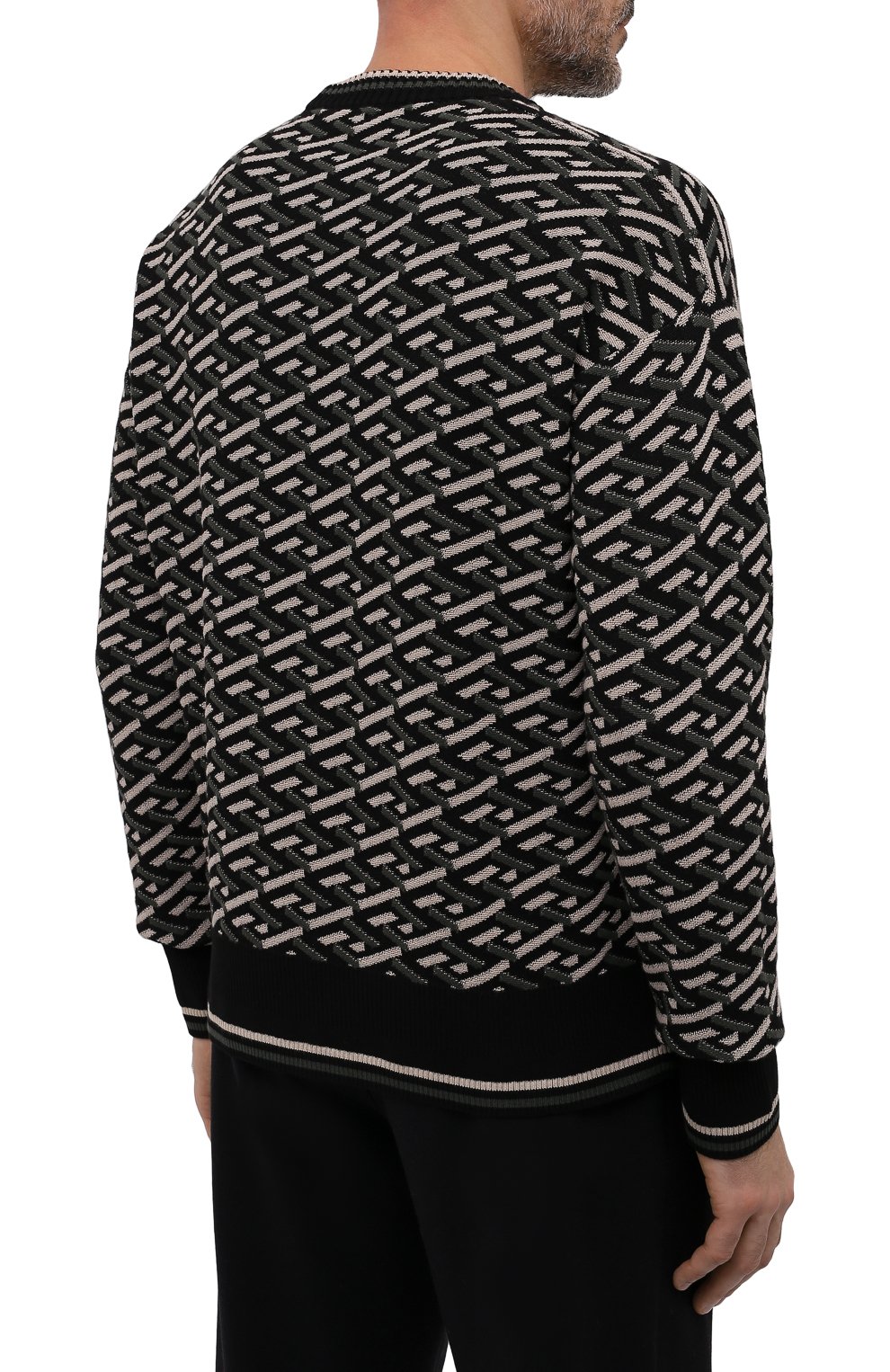 Хлопковый свитер VERSACE, арт. 1002347/1A01605, фото 4