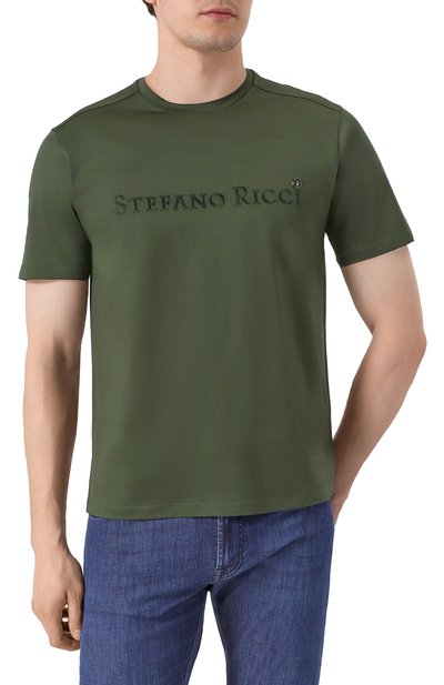 Хлопковая футболка STEFANO RICCI, арт. MNH5204300/TE0001, фото 3