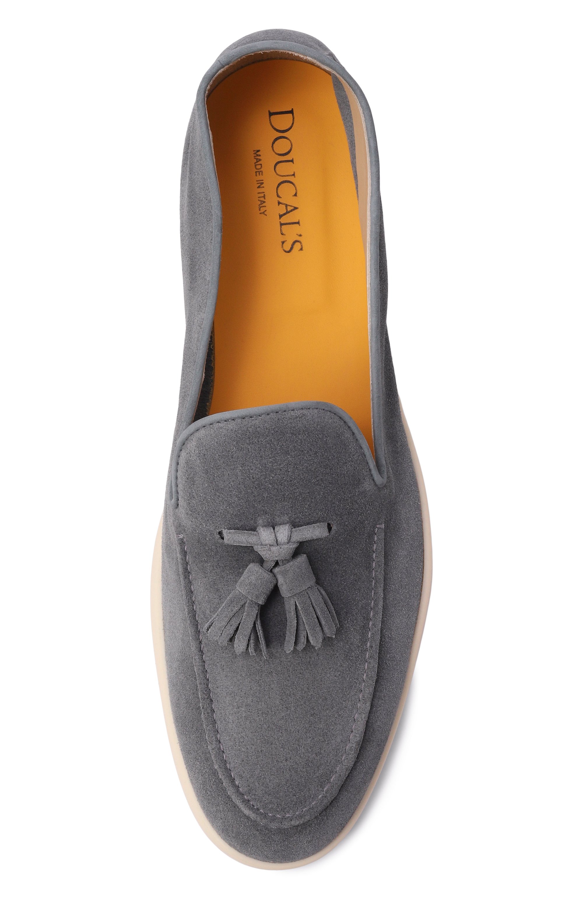 Замшевые лоферы DOUCAL'S голубого цвета по цене 49950 руб., арт. DD8896J0ANUY229G, фото 6 Замшевые лоферы DOUCAL'S, арт. DD8896J0ANUY229G, фото 6