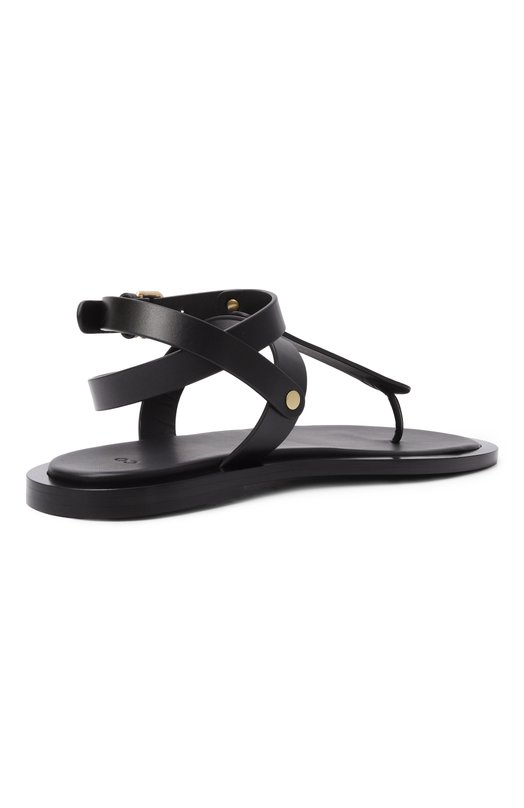 Кожаные сандалии Co 0527AGN-BLA Чёрный  0527AGN-BLA Фото 5