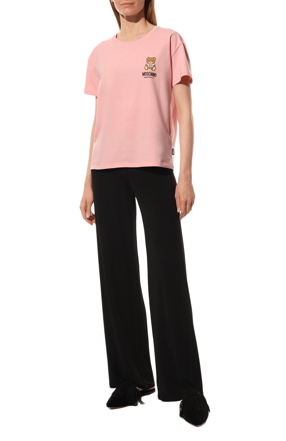 Хлопковая футболка MOSCHINO, арт. A1921/9003, фото 2