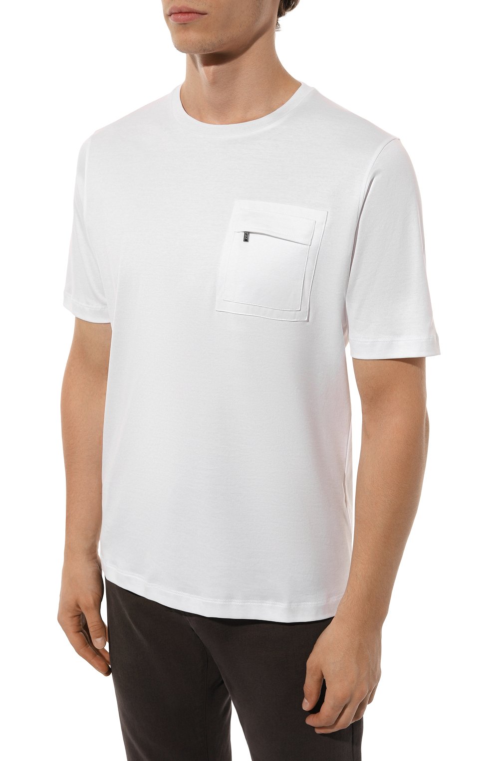 Хлопковая футболка ZILLI, арт. TSR001M0110VZP000, фото 3