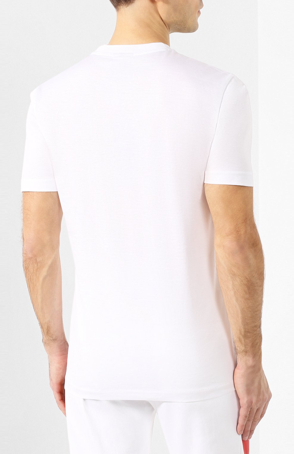 Хлопковая футболка BOSS, арт. 50423048, фото 4