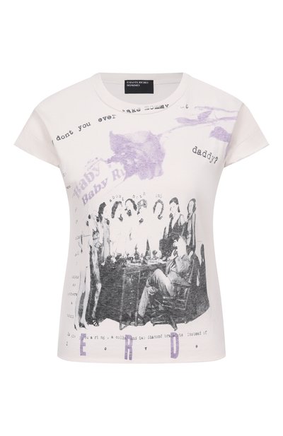 Женская хлопковая футболка ENFANTS RICHES DEPRIMES, арт. 120-565/C0TT0N