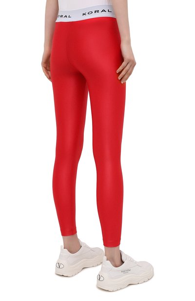 Легинсы KORAL красного цвета по цене 10650 руб., арт. A2328S04, фото 4 Легинсы KORAL, арт. A2328S04, фото 4