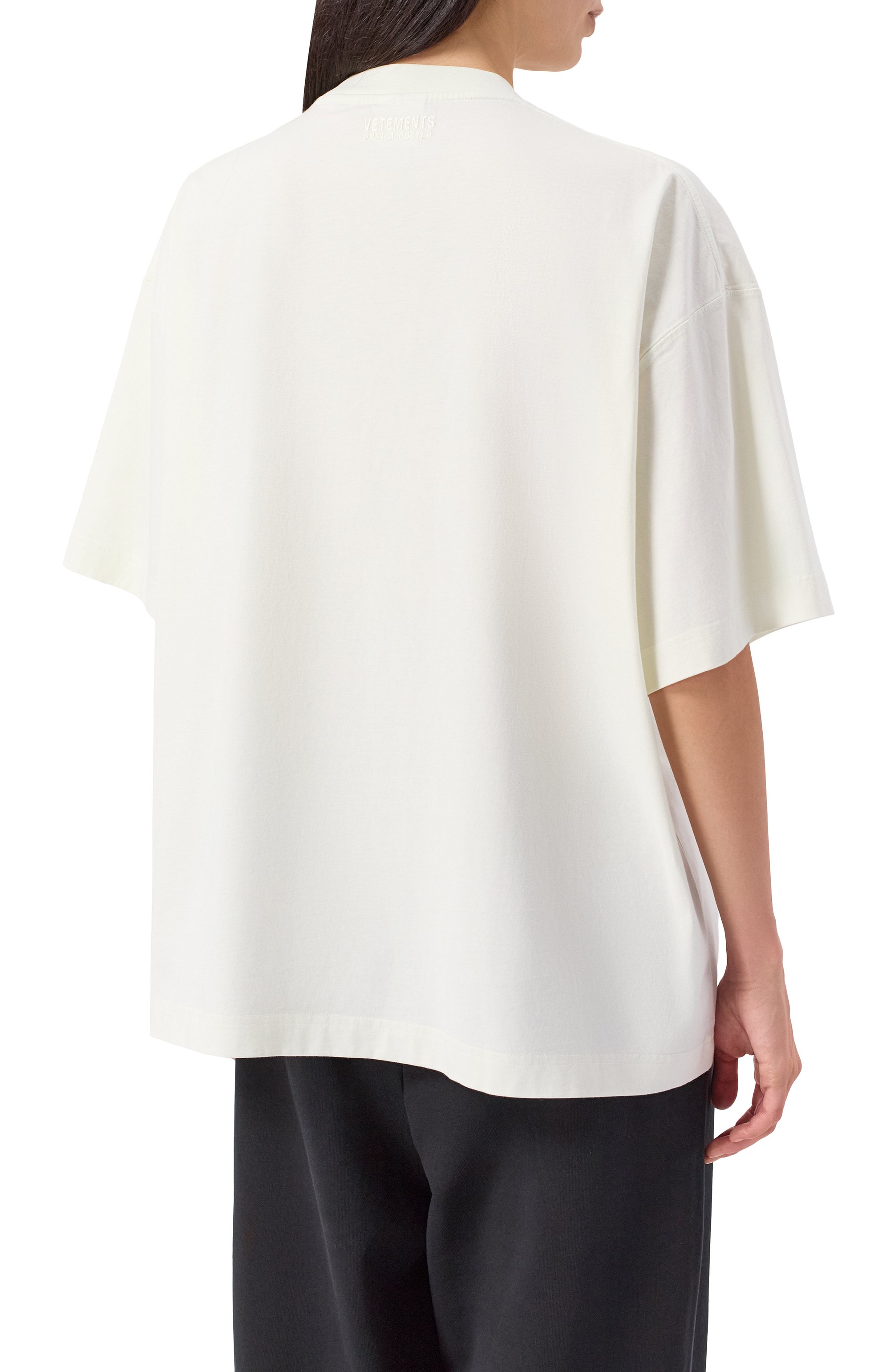 Хлопковая футболка VETEMENTS, арт. UH76TR600I/1000 LIGHT JERSEY, фото 7