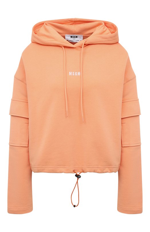 

Хлопковое худи MSGM, Оранжевый