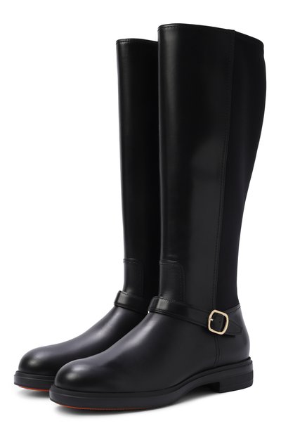 Женские комбинированные сапоги easy SANTONI, арт. WSYG72459NERTLIC