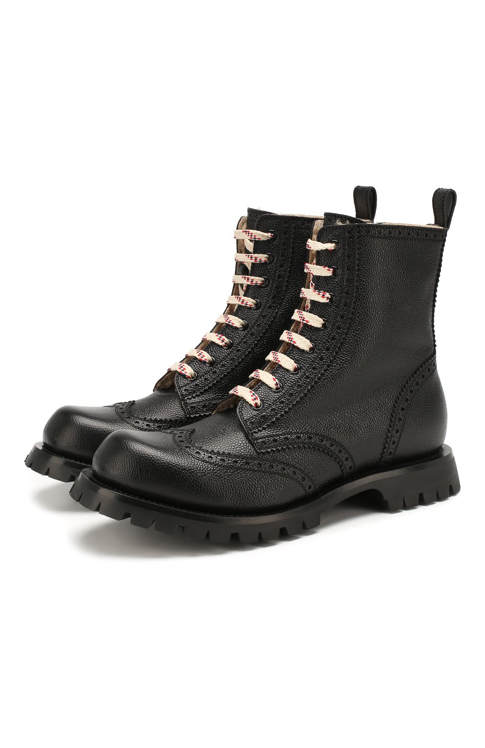 Кожаные ботинки GUCCI, арт. 575110/DHRG0, фото 1