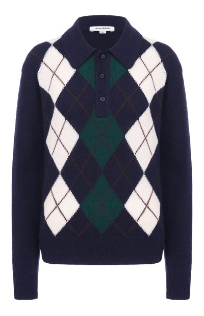Женский поло из кашемира и шерсти SPORTY AND RICH, арт. WS07462300BL106