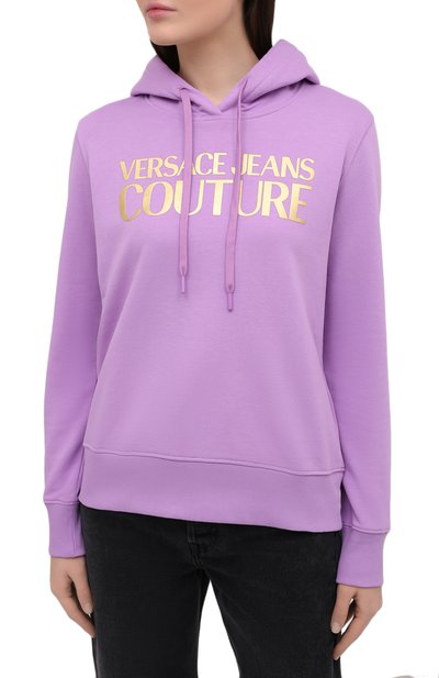 Хлопковое худи VERSACE JEANS COUTURE, арт. B6HWA7TP-WDP308 L0G0 F0IL/30318, фото 3