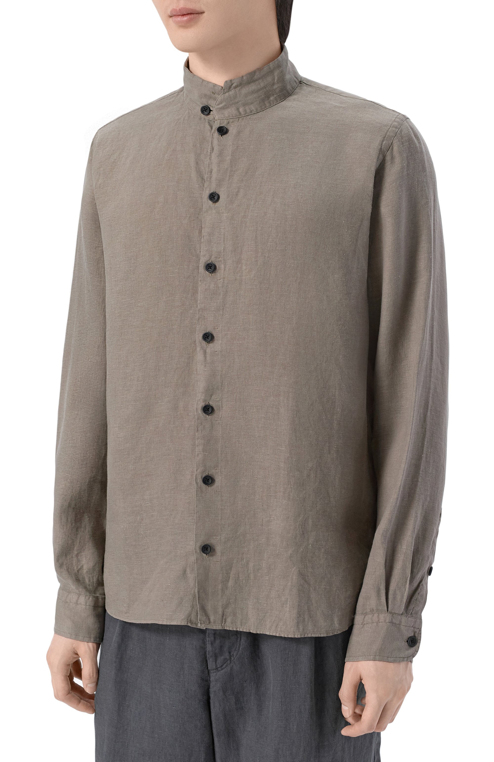 Льняная рубашка HANNES ROETHER, арт. MIL29SKE.608, фото 3