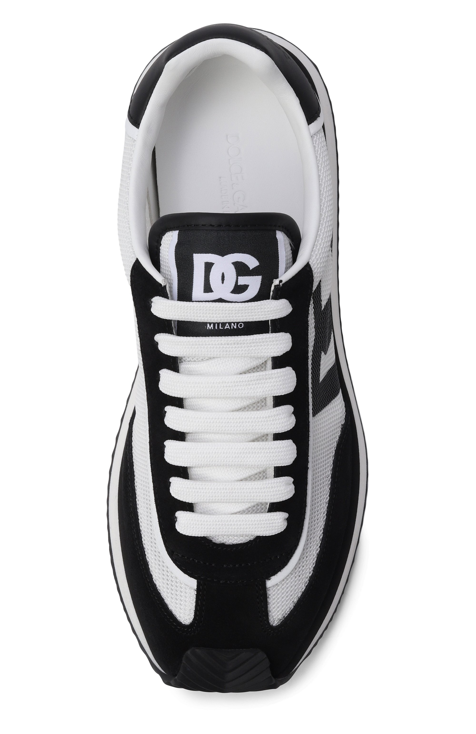 Комбинированные кроссовки dg cushion DOLCE & GABBANA, арт. CK2288/A5355, фото 6