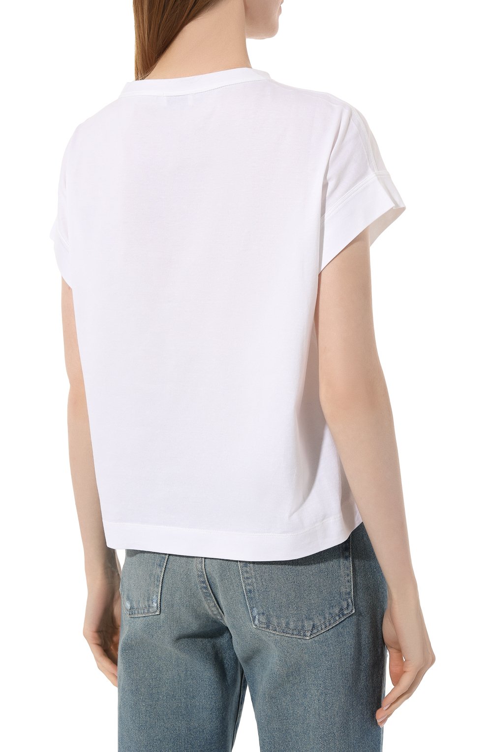 Хлопковая футболка BRUNELLO CUCINELLI, арт. MP045BX910, фото 4