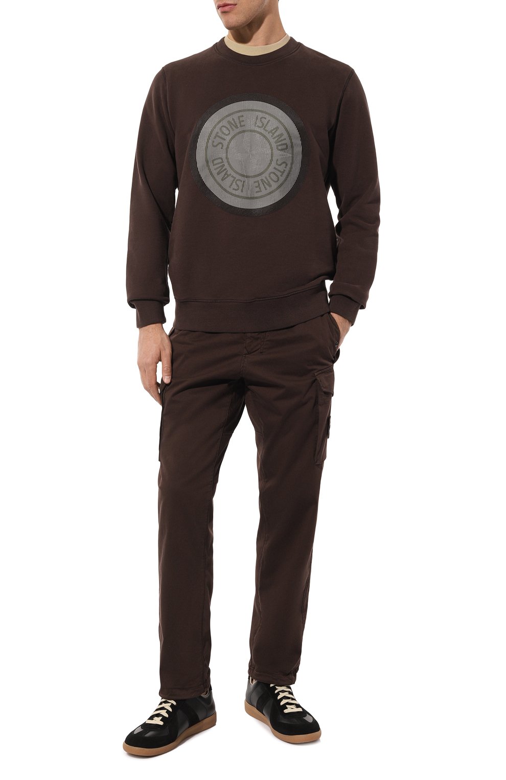 Хлопковый свитшот STONE ISLAND, арт. 751563086, фото 2