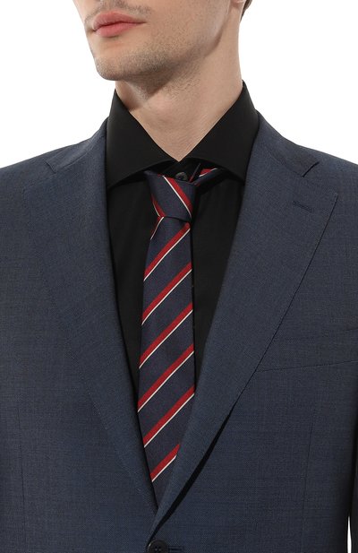 Шелковый галстук GUCCI, арт. 624087 4E002, фото 2