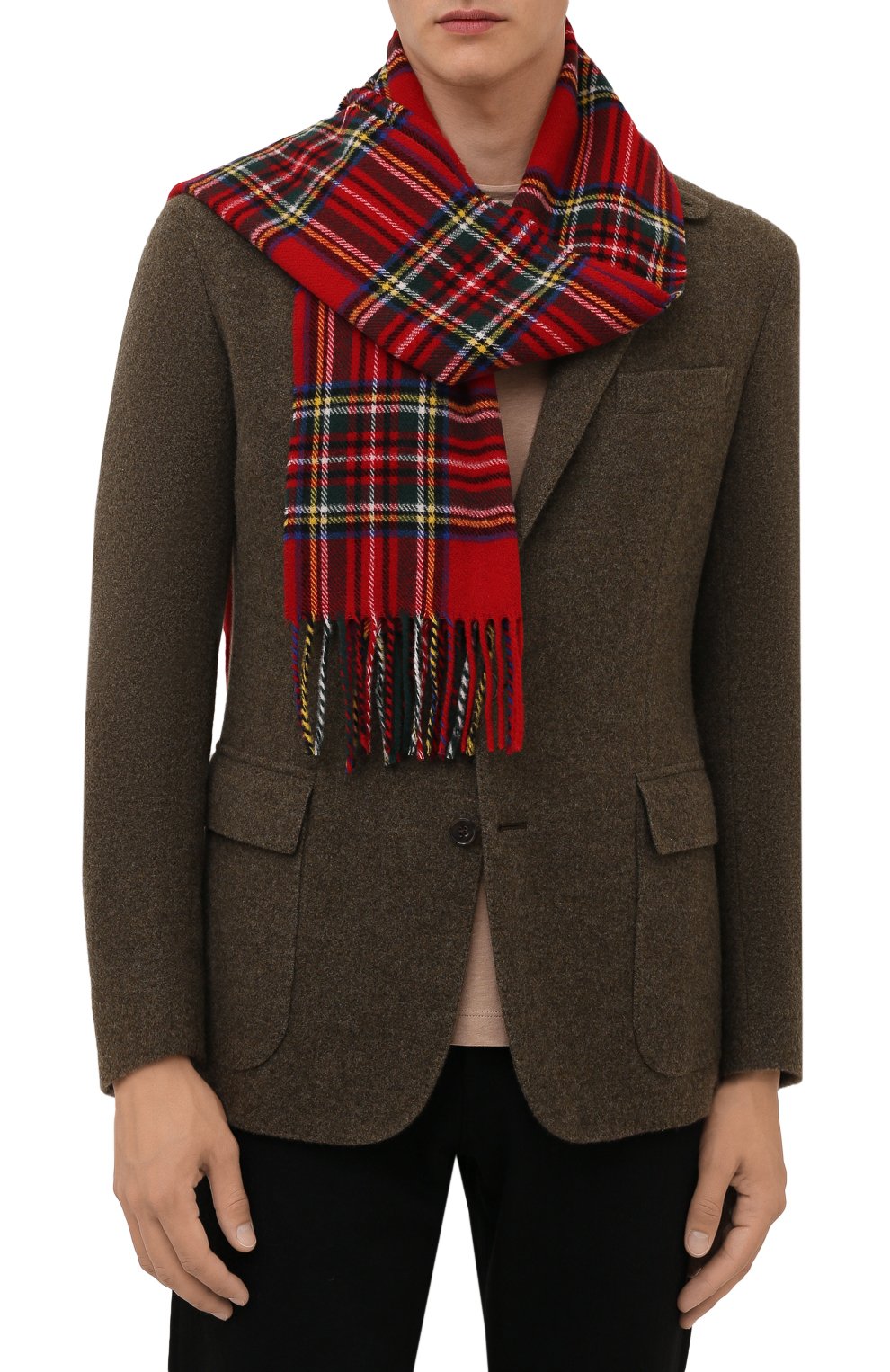 Шерстяной шарф POLO RALPH LAUREN красного цвета по цене 10500 руб., арт. 449853956, фото 2 Шерстяной шарф POLO RALPH LAUREN, арт. 449853956, фото 2