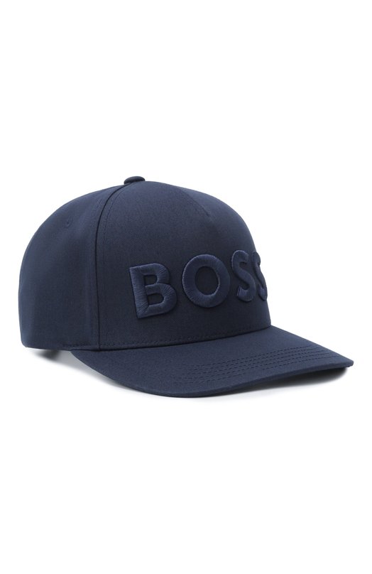 Хлопковая бейсболка BOSS 50536482 Синий 50536482
