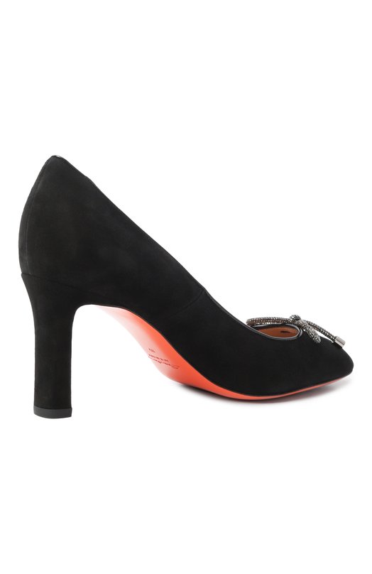 Замшевые туфли Santoni WDGG71860HI2NW0M Чёрный  WDGG71860HI2NW0M Фото 5