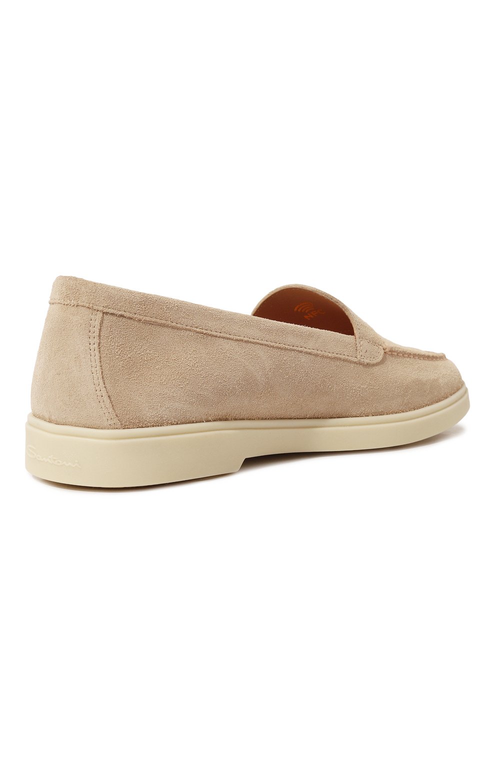 Замшевые лоферы SANTONI, арт. WUYG58856TISNPYL, фото 5