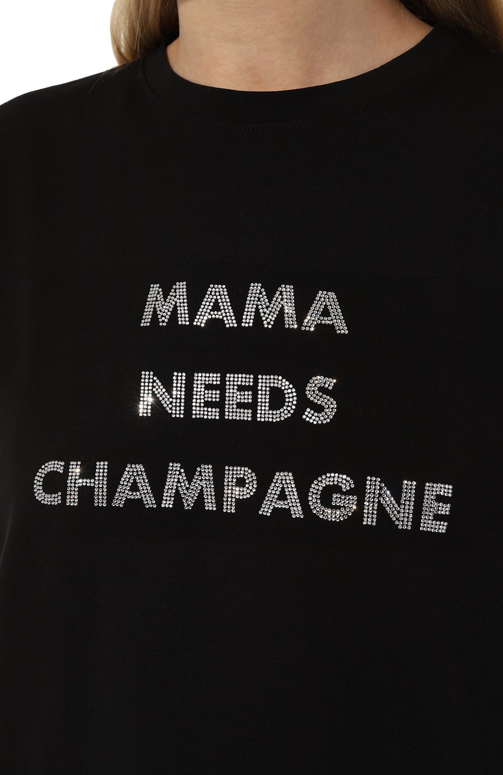 Хлопковая футболка SEVEN LAB черного цвета по цене 8190 руб., арт. CTR1.01.900.258.2501, фото 5 Хлопковая футболка SEVEN LAB, арт. CTR1.01.900.258.2501, фото 5