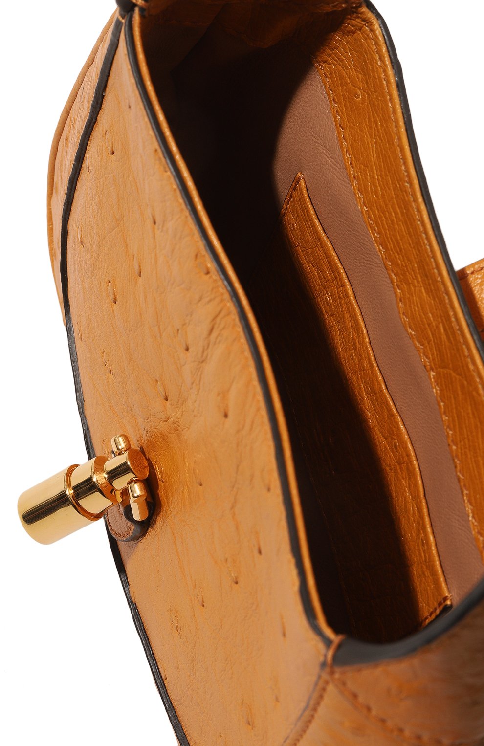 Сумка jackie 1961 mini из кожи страуса GUCCI, арт. 637091 EY00G, фото 5