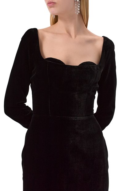 Бархатное платье RASARIO, арт. RS24F011DD001, фото 5