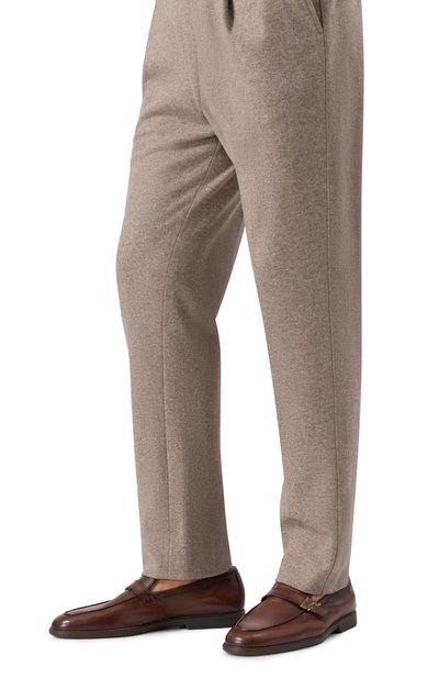 Кожаные лоферы malibu SANTONI, арт. MGAG19041DKTGMEM, фото 3