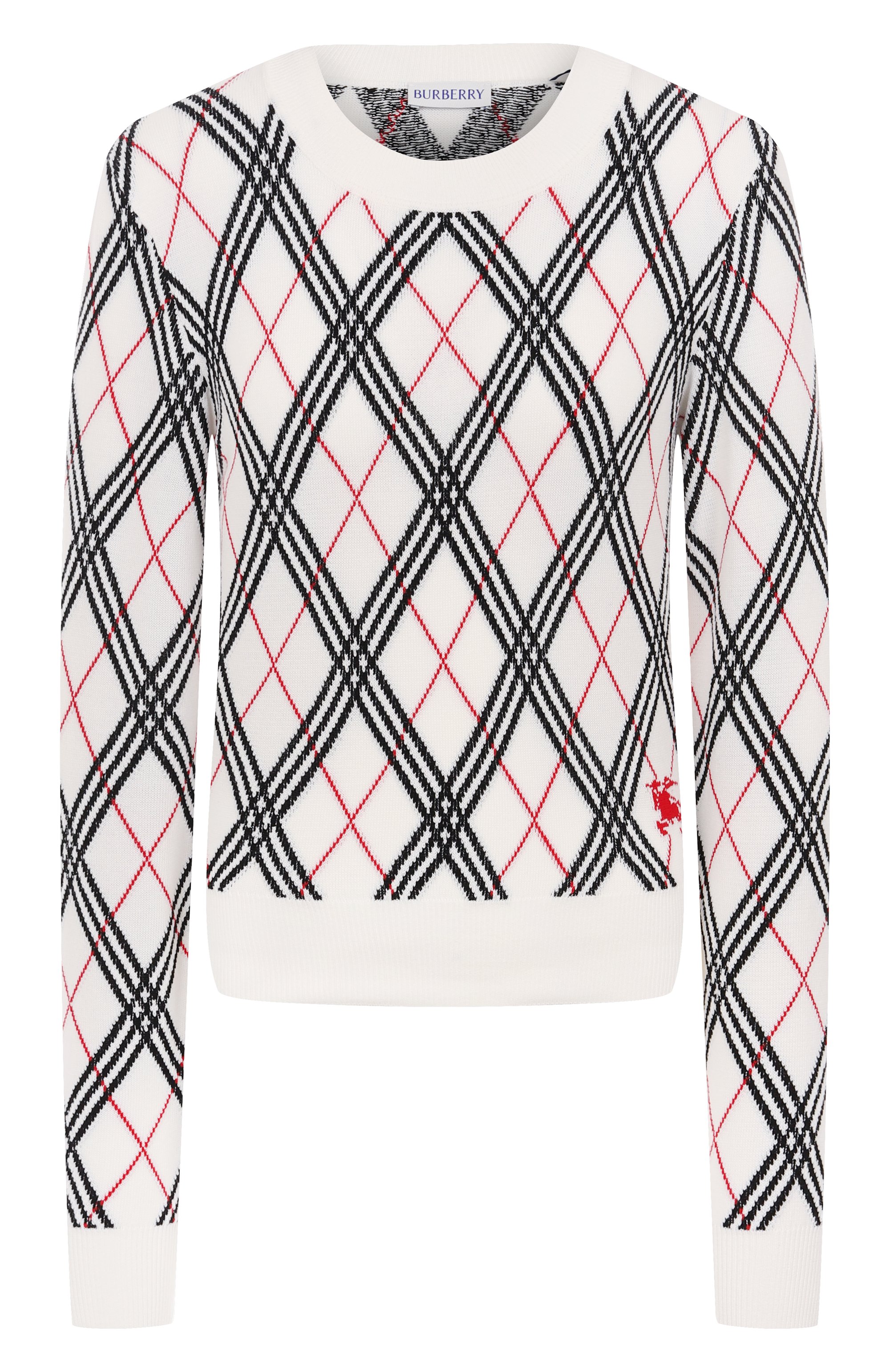 Хлопковый пуловер BURBERRY, арт. 8111468, фото 1