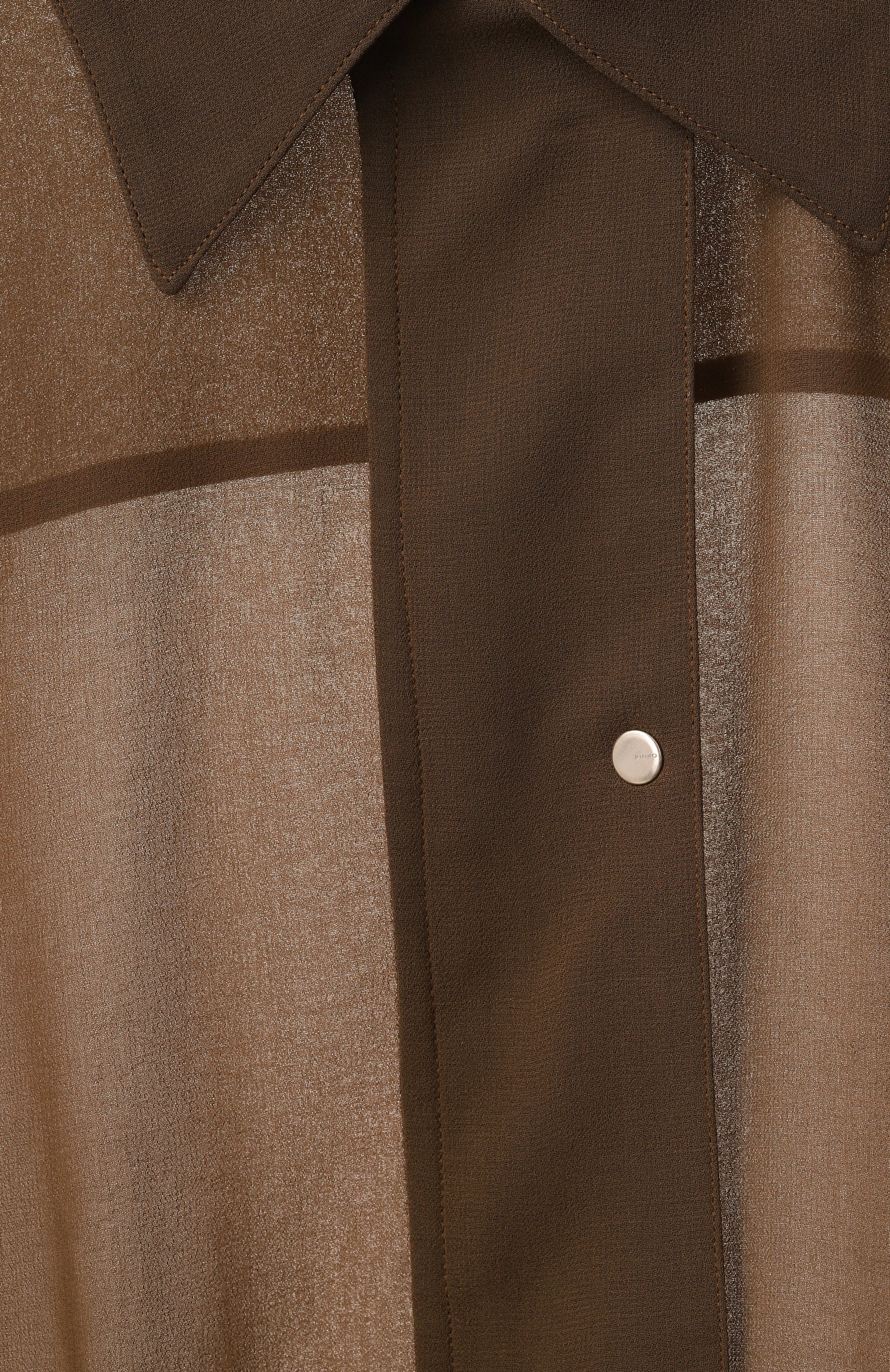 Блузка PINKO хаки цвета по цене 26000 руб., арт. 104787/A21F, фото 6 Блузка PINKO, арт. 104787/A21F, фото 6