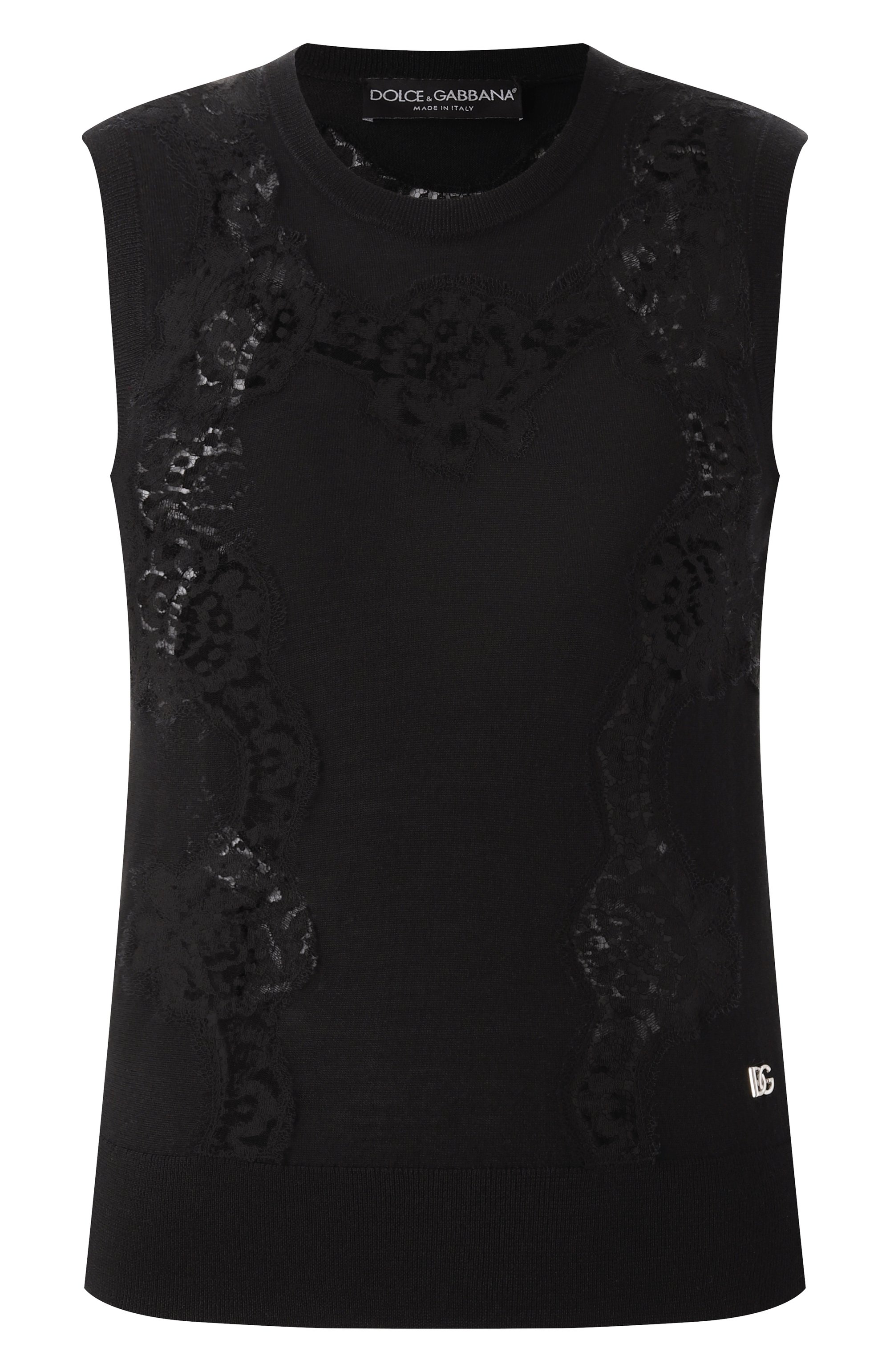 Топ из кашемира и шелка DOLCE & GABBANA, арт. FXJ26T/JEM07, фото 1