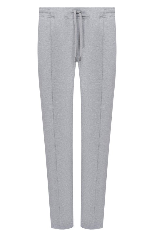 Брюки из хлопка и шелка Capobianco 20M708.DS00._001 Серый 20M708.DS00._001