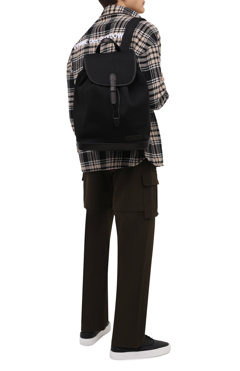 Текстильный рюкзак BRIONI черного цвета по цене 209500 руб., арт. 0IUG0L/09714, фото 3 Текстильный рюкзак BRIONI, арт. 0IUG0L/09714, фото 3