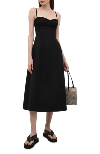 Кожаные сандалии MIU MIU, арт. 5Y451D/LZK, фото 2