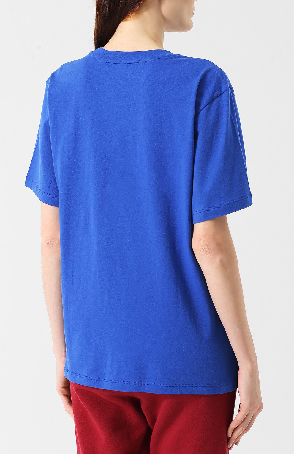 Хлопковая футболка с круглым вырезом и принтом PROENZA SCHOULER, арт. WL1834098-JCP77, фото 4