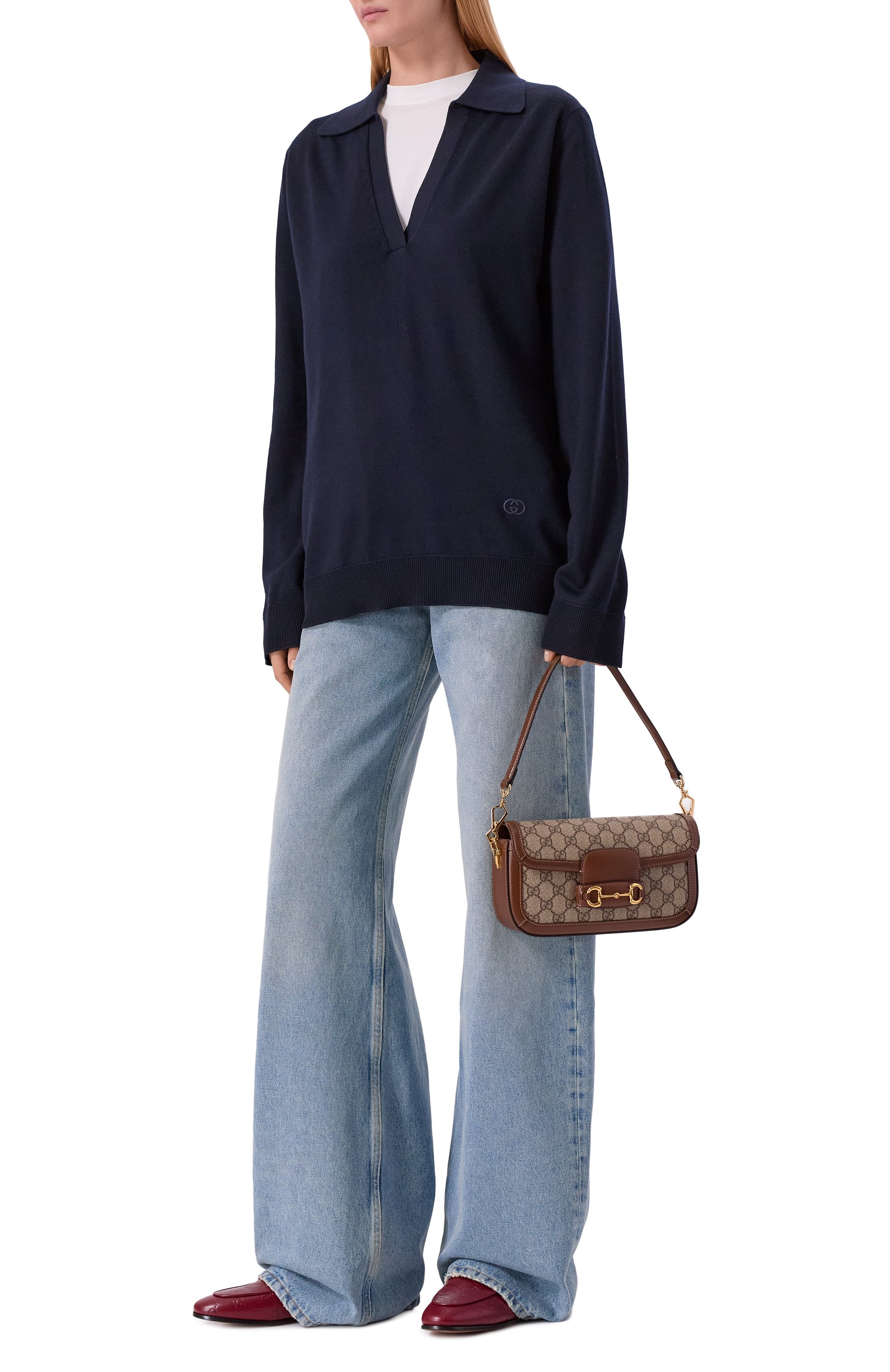 Шерстяное поло GUCCI, арт. 793883/XKFA8, фото 2