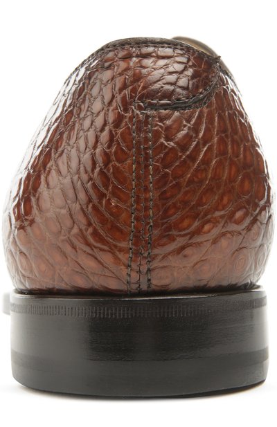 Оксфорды из кожи крокодила KITON, арт. USSCAR0/N102, фото 3