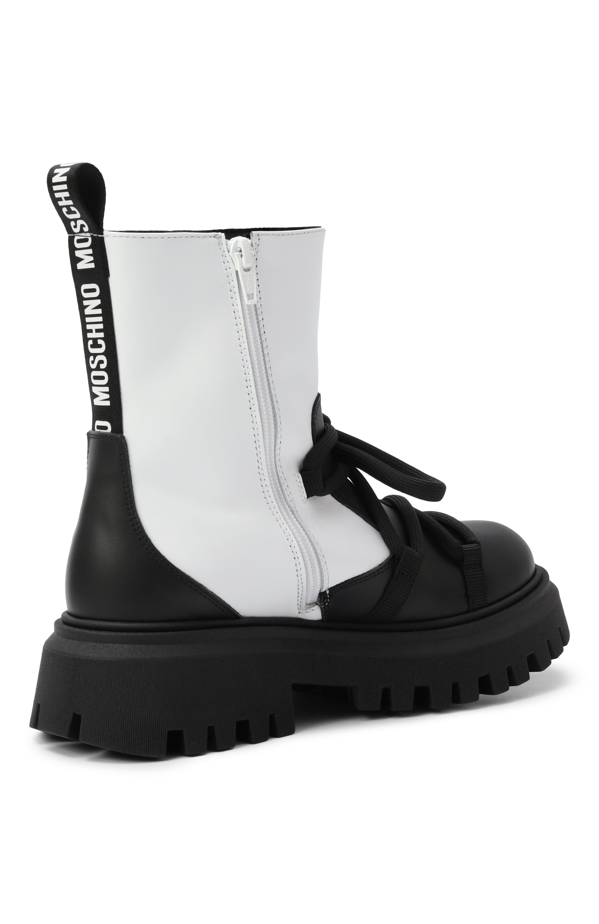Кожаные ботинки MOSCHINO, арт. 81953/VAR3/36-40, фото 3