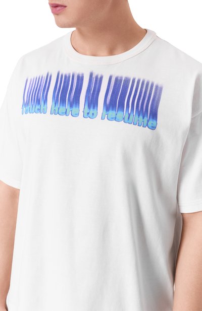 Хлопковая футболка DIESEL, арт. A16616/0AKAK, фото 5