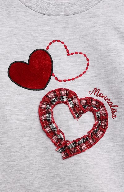 Хлопковое платье MONNALISA, арт. 19D924, фото 3