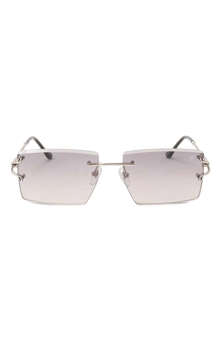 Женские солнцезащитные очки VINTAGE FRAMES серого цвета, арт. IC0N WHITE G0LD/ASPHALT | Фото 3 (Тип очков: С/з; Материал: Металл; Региональные ограничения белый список (Axapta Mercury): Не проставлено; Нос: Не проставлено; Кросс-КТ: С/з-унисекс; Очки форма: Безоправные, Прямоугольные; Оптика Гендер: оптика-унисекс)