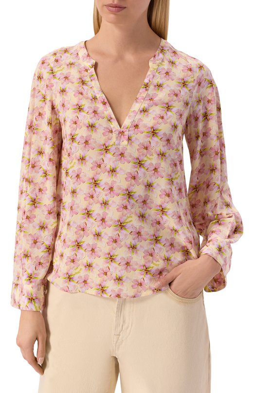 Блузка из вискозы Zadig and Voltaire WWSH02320 Розовый  WWSH02320 Фото 3