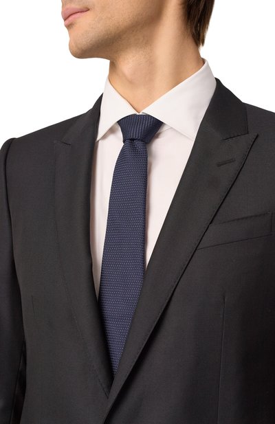 Галстук из шелка и хлопка CANALI, арт. 18/HJ04180, фото 2