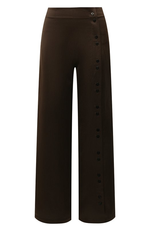 

Брюки из вискозы и льна AERON, Коричневый