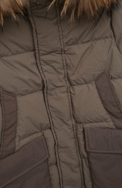 Пуховая куртка C.P. COMPANY хаки цвета по цене 54250 руб., арт. 13CK0W011A-005783M, фото 3 Пуховая куртка C.P. COMPANY, арт. 13CK0W011A-005783M, фото 3