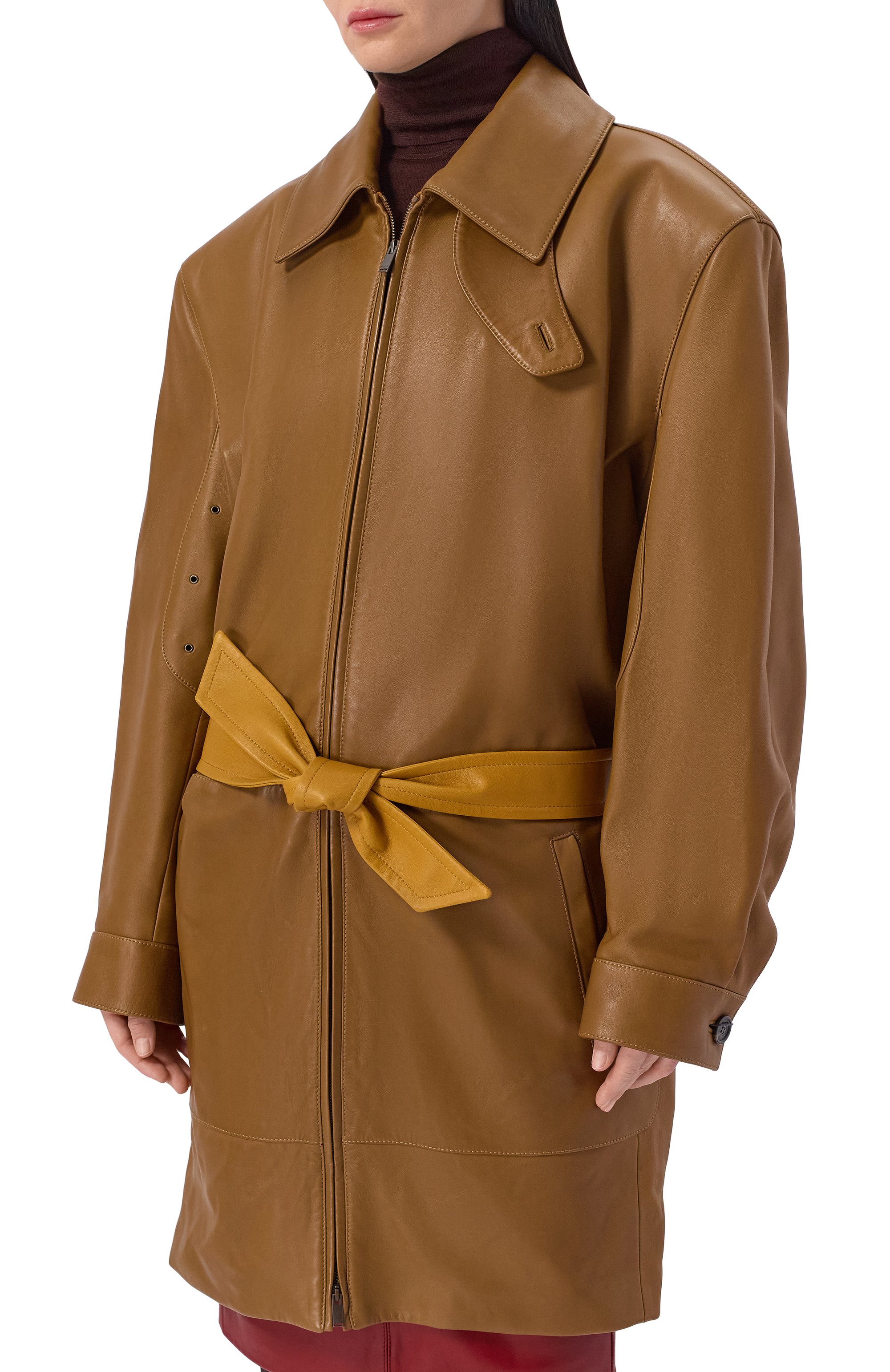 Кожаная куртка SAINT LAURENT, арт. 843936/YCDJ2, фото 3