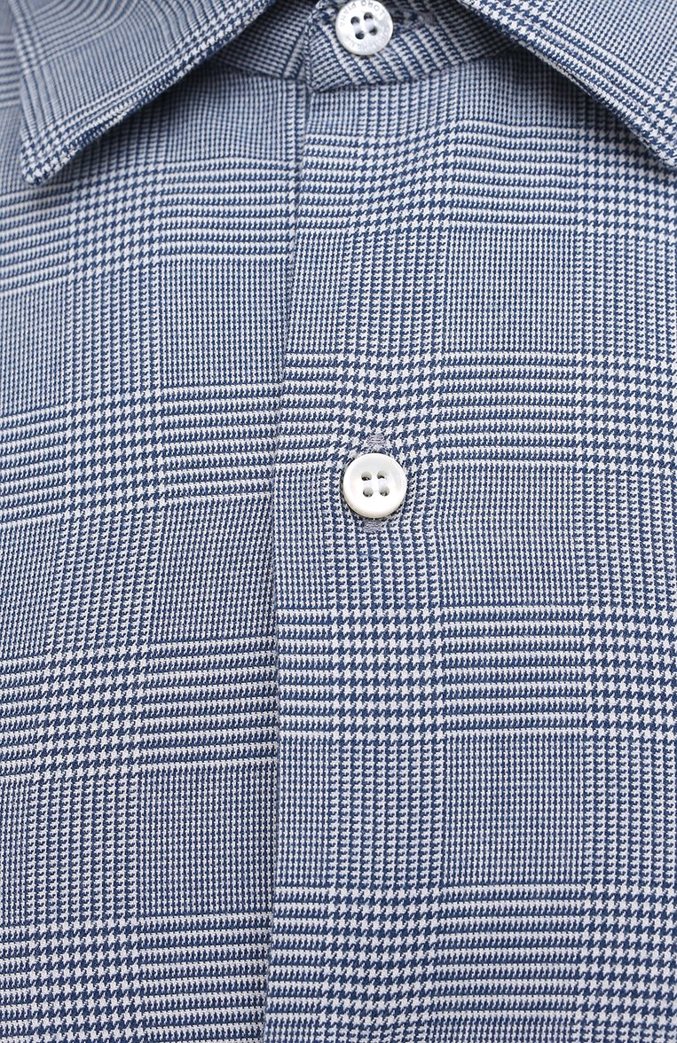 Хлопковая рубашка LORO PIANA, арт. FAL4361, фото 5