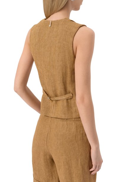 Льняной жилет LORENA ANTONIAZZI, арт. E2530GI09A/4895, фото 4